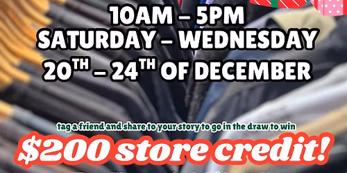 Vintage clothing popup shop papakura