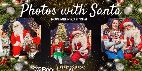 Photos with Santa (or the Grinch) at the Roo Office
