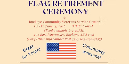 BCVSC FLAG RETIREMENT EVENT