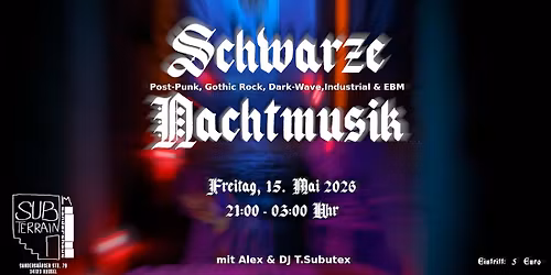 Schwarze Nachtmusik - Mai 2026