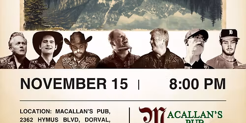 TRUE NORTH'S TRIBUTE TO BLUE RODEO @ MACALLAN'S PUB