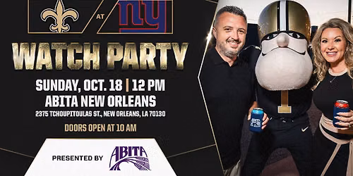Saints at Giants Watch Party