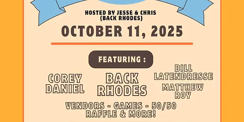 COUNTRY FEST ‘25 @ Hill’s Tavern w/ Back Rhodes, Corey Daniel, Bill Latendresse, & Matthew Roy 