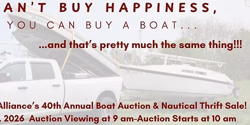 The 40th Annual Boat Auction and Nautical Thrift Sale!