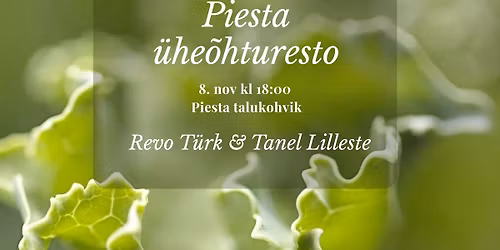 Piesta \u00fche\u00f5hturesto 08.11.25