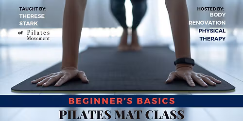 Beginner's Basic Pilates Mat Classes with Therese Stark at Body Renovation PT - Tosa East 