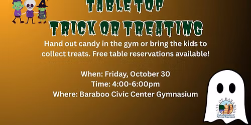 Tabletop Trick-or-Treating