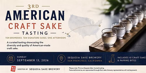 3rd American Craft Sake Tasting