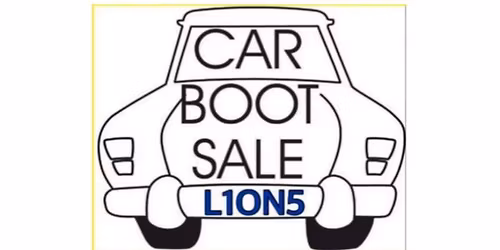 Car Boot - Sponsored by James and James Estate Agents. 