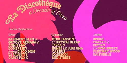 La Discotheque Festival, Manchester