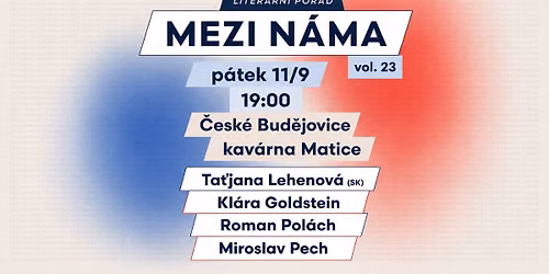 mezi n\u00e1ma vol. 23 \ud83c\udf41 LEHENOV\u00c1 (SK) \/ GOLDSTEIN \/ POL\u00c1CH \/ PECH