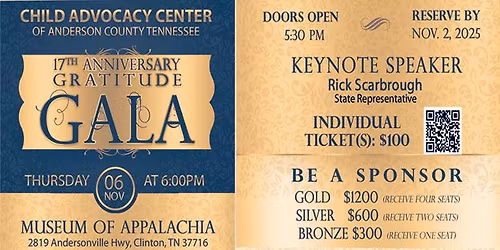 17th Anniversary Gratitude Gala