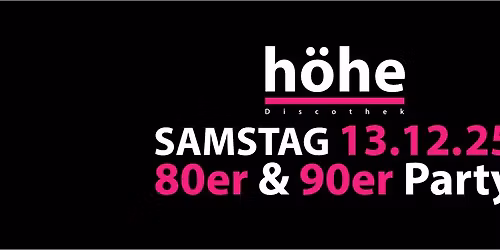 80er & 90er Party