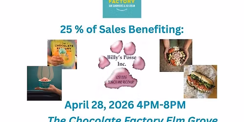 Elm Grove The Chocolate Factory Fundraiser