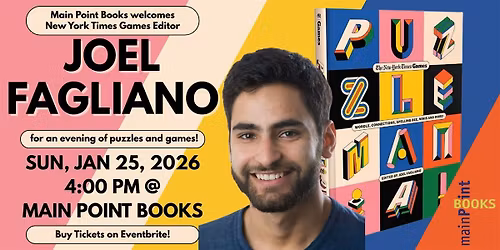An Evening of Puzzles with NYT Games Editor Joel Fagliano