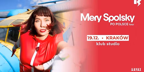 Mery Spolsky PO POLSCE TOUR | 19.12.2025 | Krak\u00f3w Klub Studio 
