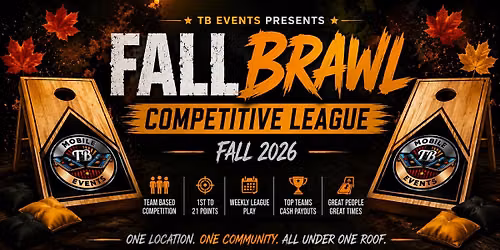 Fall Brawl Competitive Cornhole League - 2026