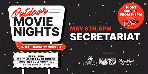 Outdoor Market & Movie Night: Secretariat
