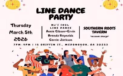 MJ's Soul Line Dance at Southern Roots Tavern, McDonough, GA