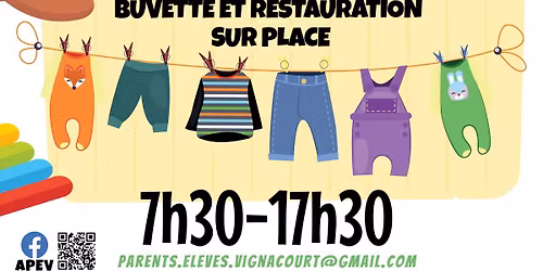 Bourse aux jouets et v\u00eatements