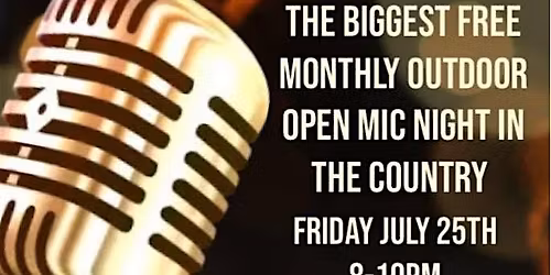 POETRY ON THE PATIO (A FREE OUTDOOR OPEN MIC)