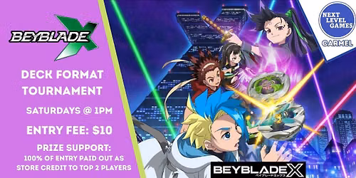 Beyblade X Weekly Tournament - Deck Format -