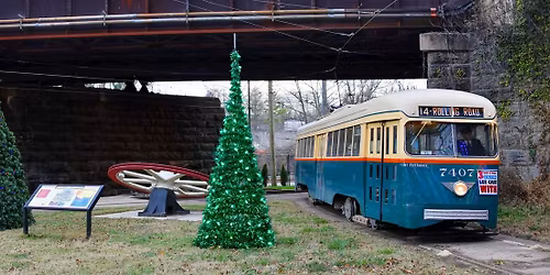 Santa's Streetcar at the Baltimore Streetcar Museum