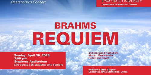Masterworks Concert: Iowa State Singers And Iowa Statesmen