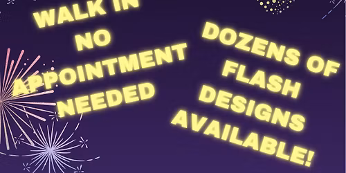 Badlands Collective Annual $50 tattoo walk in weekend