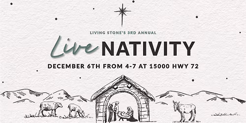 FREE LIVE NATIVITY in Arvada | Drive Thru Experience | Real Animals, Petting Zoo, Campfire