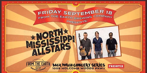 NORTH MISSISSIPPI ALLSTARS -Live at From the Earth Brewing Company's Back Porch Concert Series!