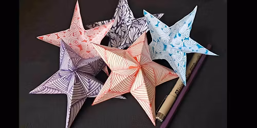 Zentangle\u00ae Method: Make a Tangled 3D Star
