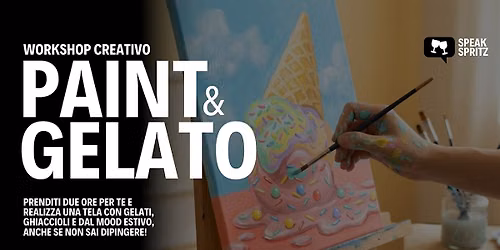 PAINT & GELATO | Workshop Creativo di Pittura alla Gelateria Il Mustacchio