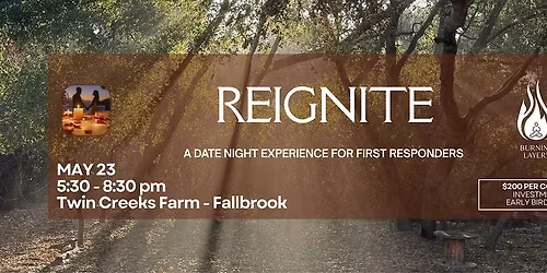 Reignite Couple's Circle - Date Night for First Responders!