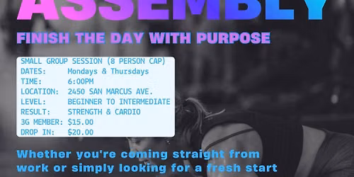 Sunset Assembly (Mondays)