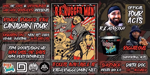 R.A. The Rugged Man - Kingston - w\/ Diss-Or-Daps Ep. 55