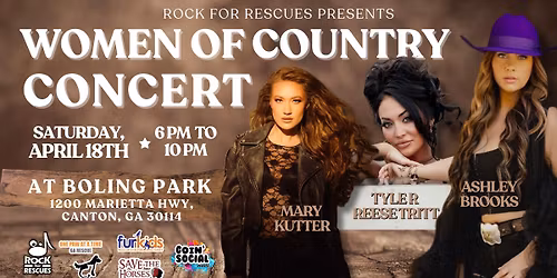 Women of Country Benefit Concert | Rock for Rescues