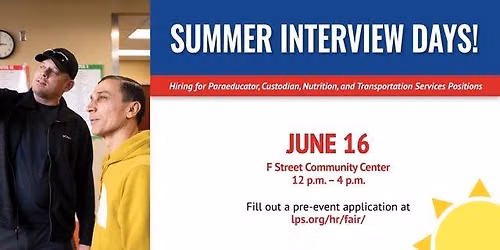 LPS Summer Interview Day
