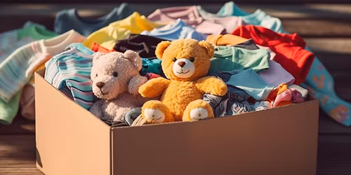 Ombruksuka: Kles- og lekebytte for barn