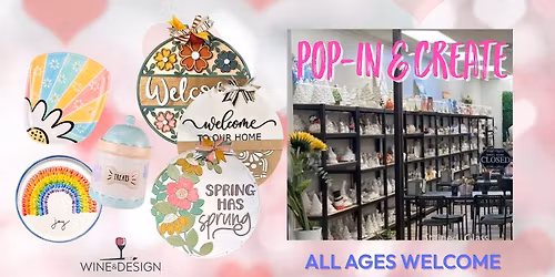 Paint Your Own Pottery & DIY Projects - All Ages Welcome!