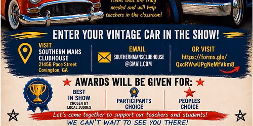 Back-to-School Vendor & Car Show