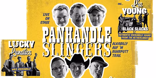 Panhandle Slingers LIVE ON STAGE mit Support von Lucky Lunatics \/ Liz Young and the Black Slacks
