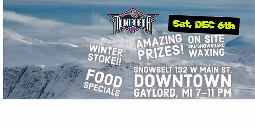 Mount Bohemia SEASON PASS and Ski Waxing Party