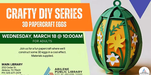 Crafty DIY:3D Papercraft Eggs (Main Library)