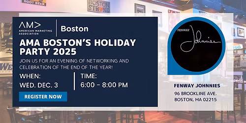 AMA Boston: Holiday Party 2025