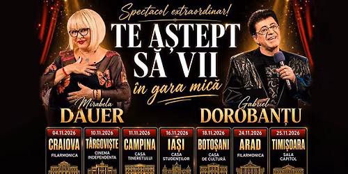 Te astept sa vii in gara mica - Mirabela Dauer & Gabriel Dorobantu - Botosani