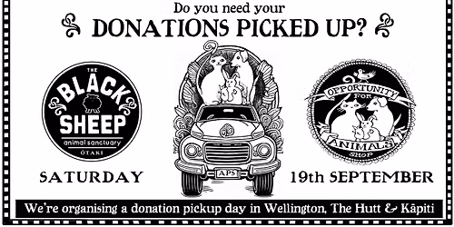 Op for Animals Donation Pick-up Day