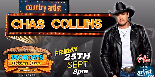 Catch Chas Collins taking over Woody's River Roo!