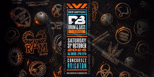 Drum and Bass Classics Brighton | Halloween All Dayer