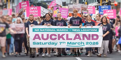National March for Life Auckland NZ